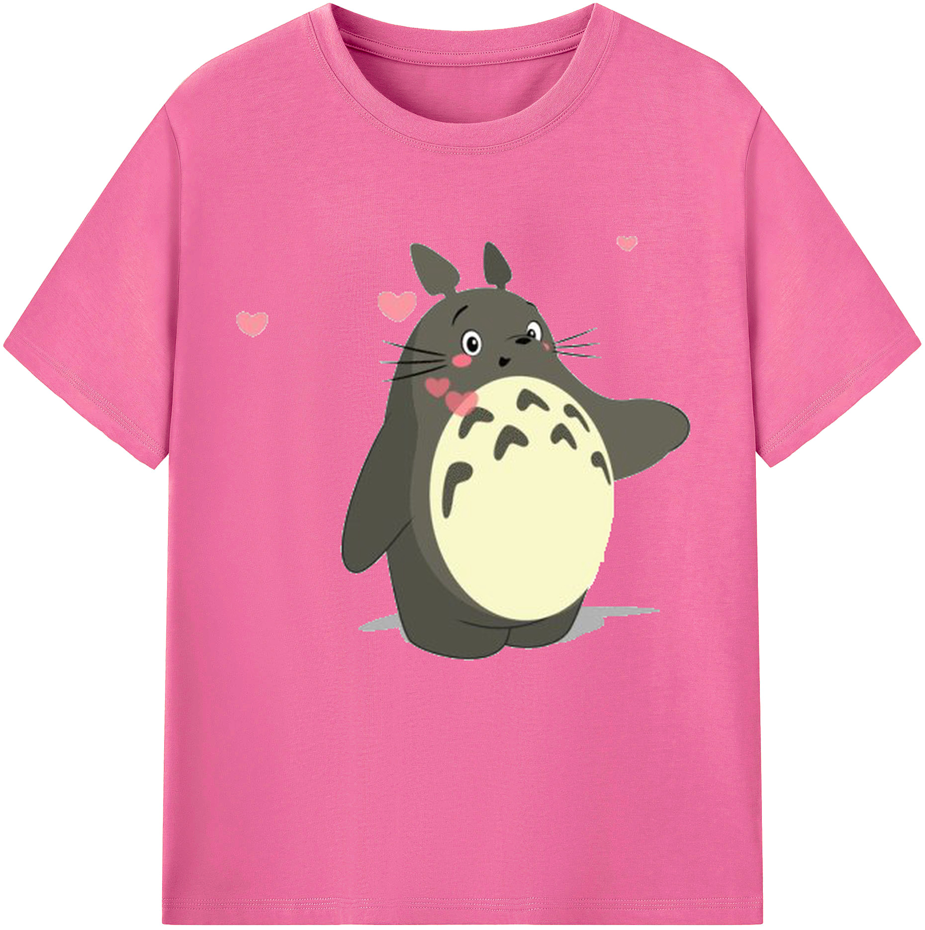 （画像用） となりのトトロ 草壁メイ 草壁サツキ My Neighbor Totoro Satsuki Kusakabe Mei Kusakabe レディースカジュアルプリントTシャツ（綿100％）